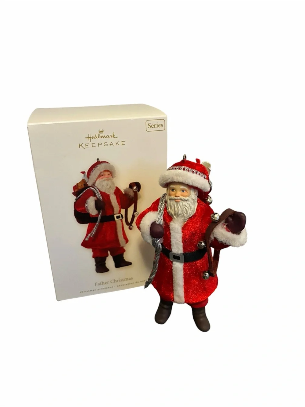 Hallmark Keepsake Father Christmas Ornament 2004 Santa Claus 1st in Series Red